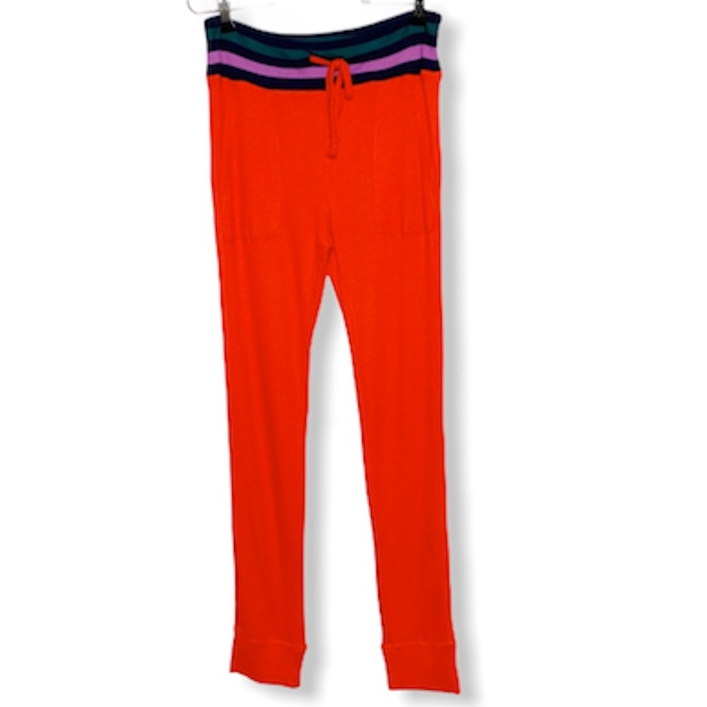 NWOT Aerie Red Jogger Pants With Pockets - Picture 4 of 9
